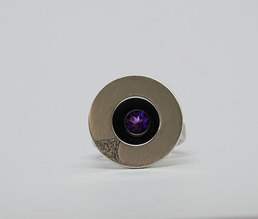 Amethyst cup ring