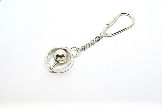 Tactile ball key ring.