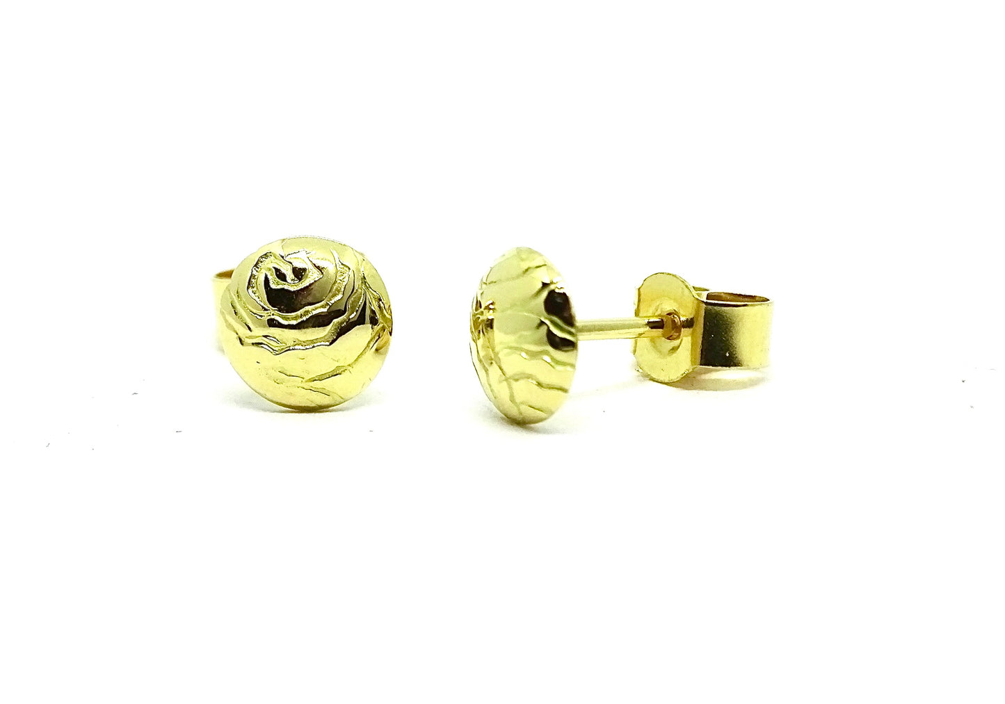 Studs. Small gold.