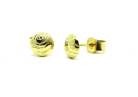 Studs. Small gold.
