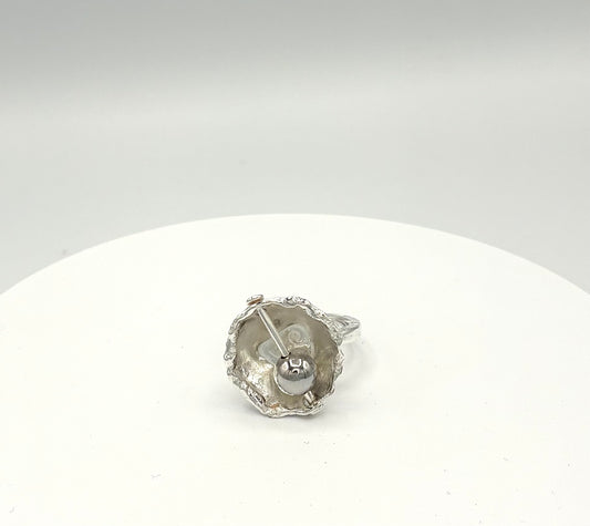 Ring. Flower with ball 1.