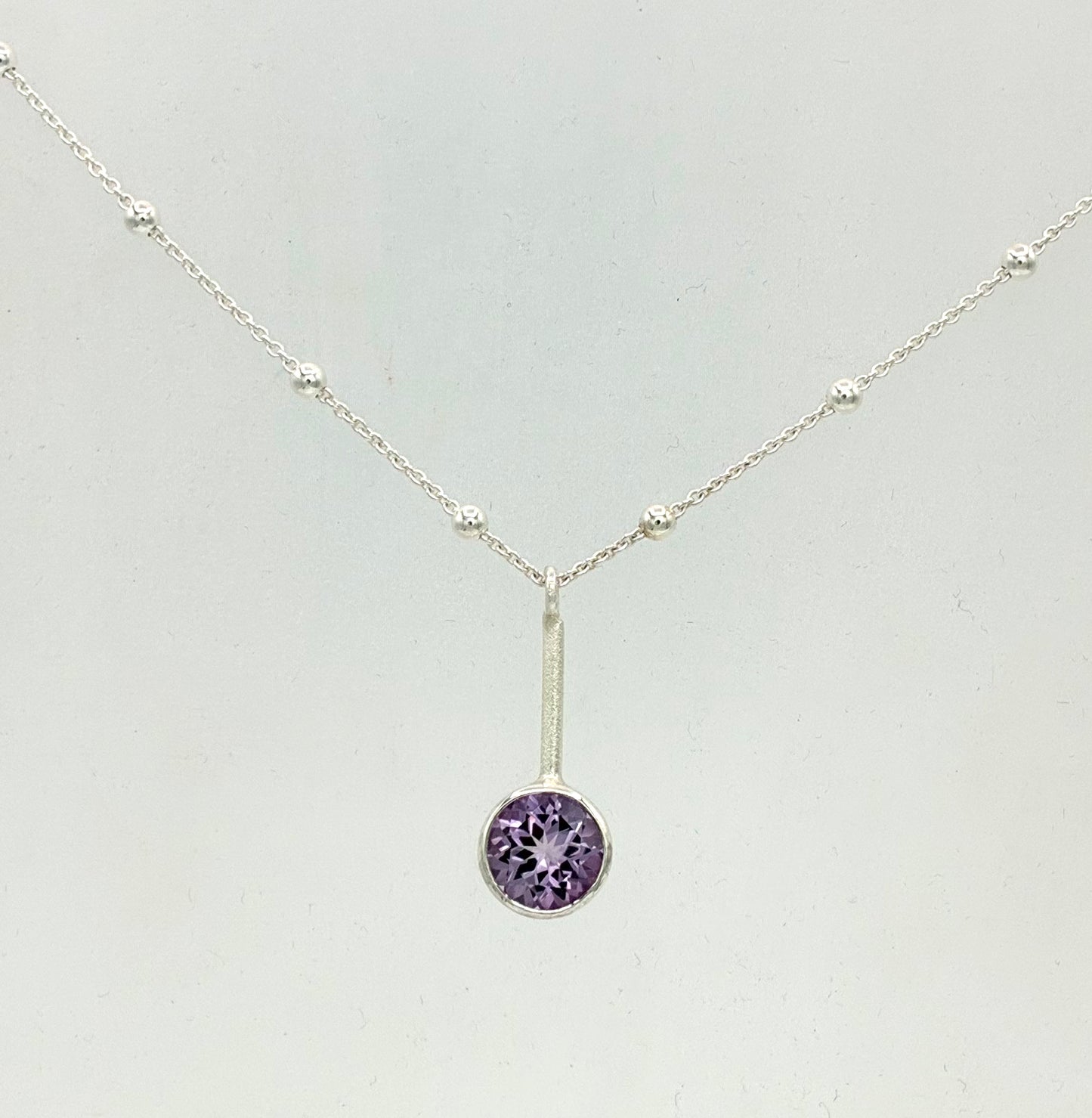 Pendant. Lilac Amethyst.