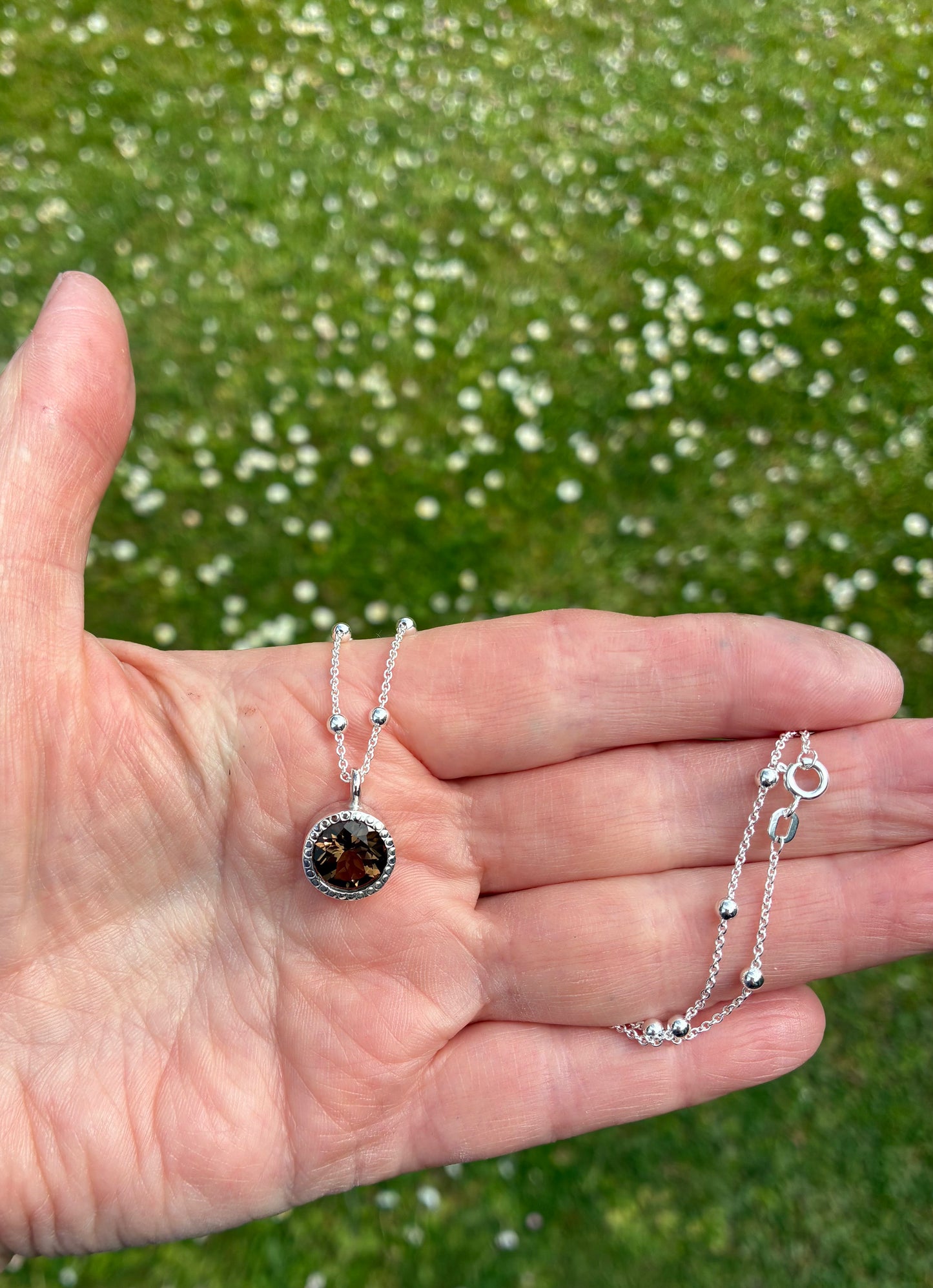 Pendant. Smoky Quartz.