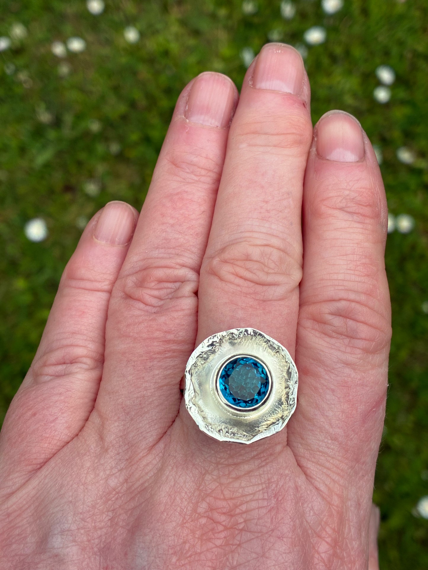 Ring. London Topaz.