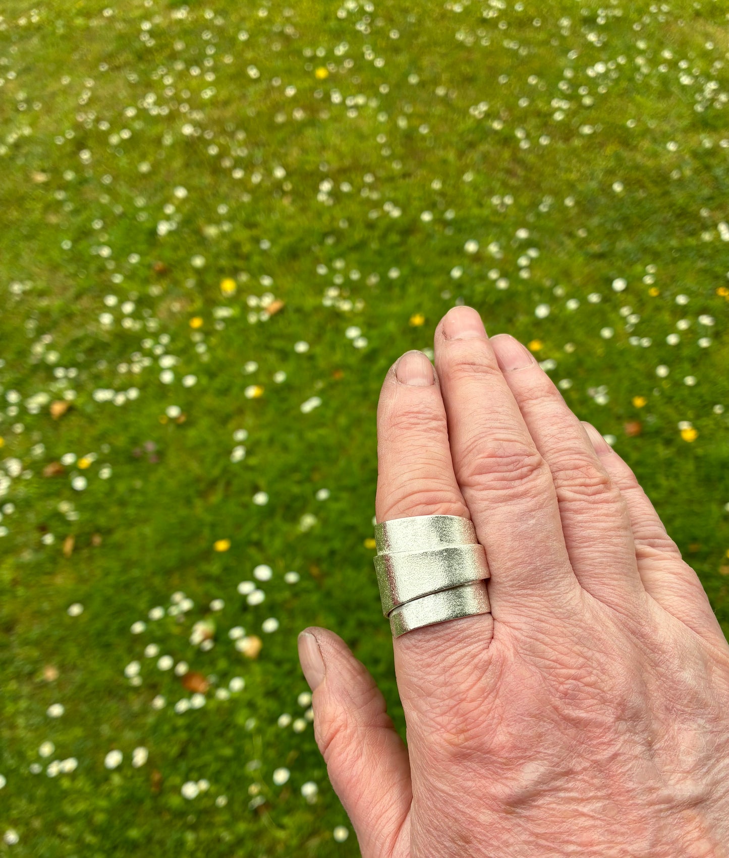 Ring. Large wrap ring.