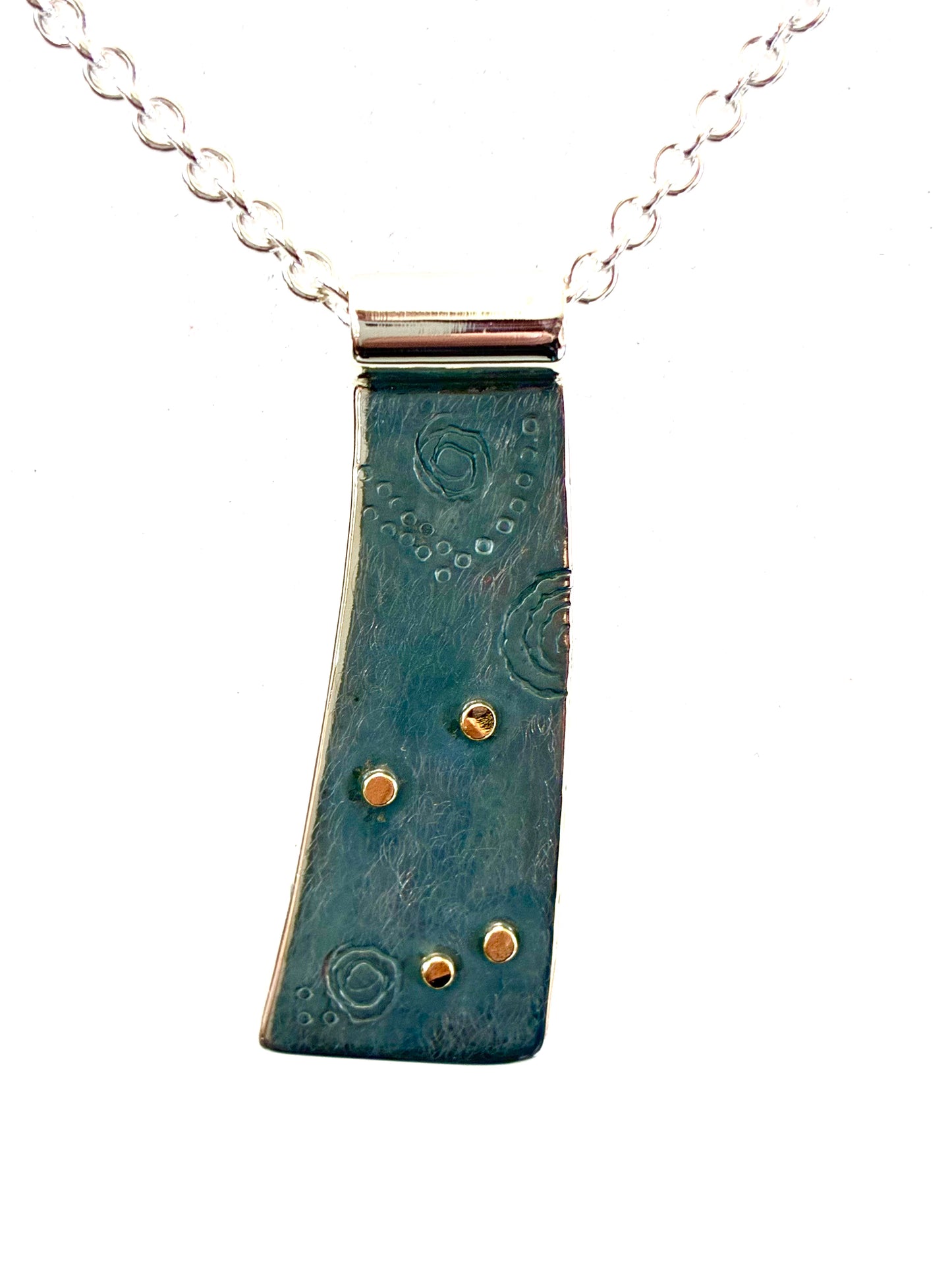 Pendant. Oxidised silver 1.